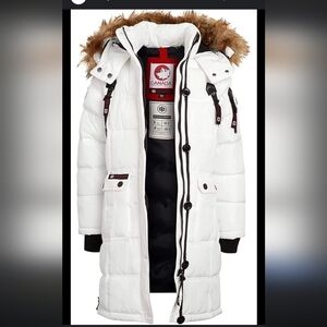 NEW Authentic Arctic Snow Parka Puffer Hooded Canada Weather Gear Long Ski Coat
